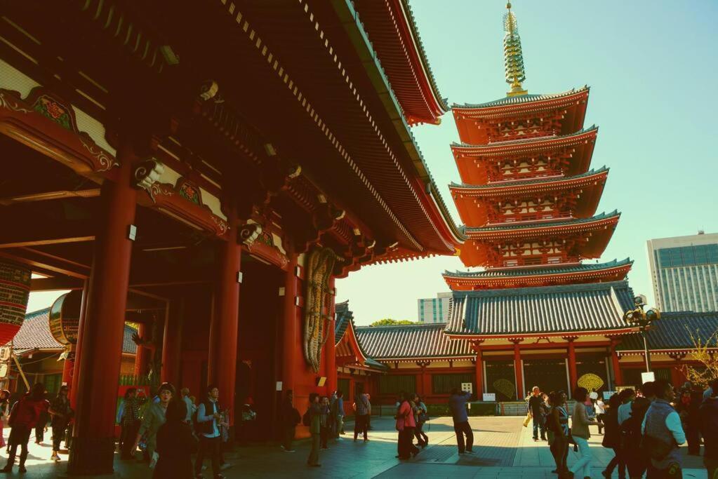 503 Oshiage Sta 3Mins Walk! Wi-Fi & Elevator 4Pax Apartman Tokió Kültér fotó