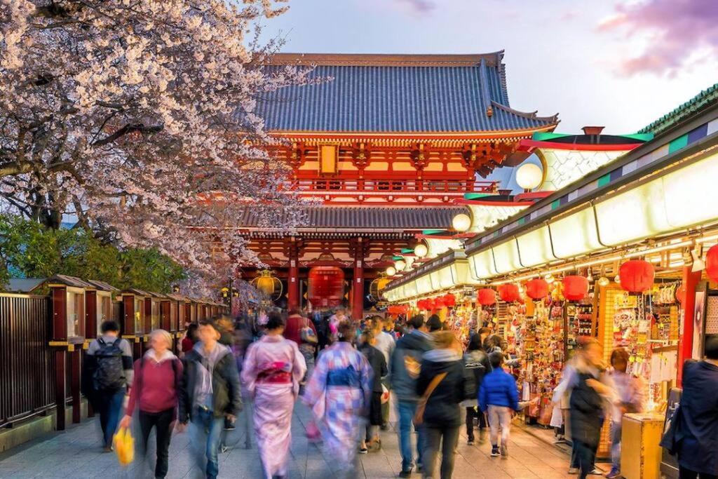 503 Oshiage Sta 3Mins Walk! Wi-Fi & Elevator 4Pax Apartman Tokió Kültér fotó