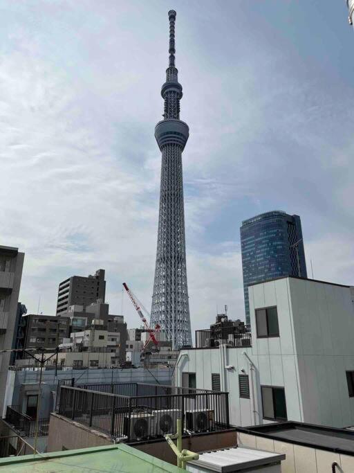 503 Oshiage Sta 3Mins Walk! Wi-Fi & Elevator 4Pax Apartman Tokió Kültér fotó
